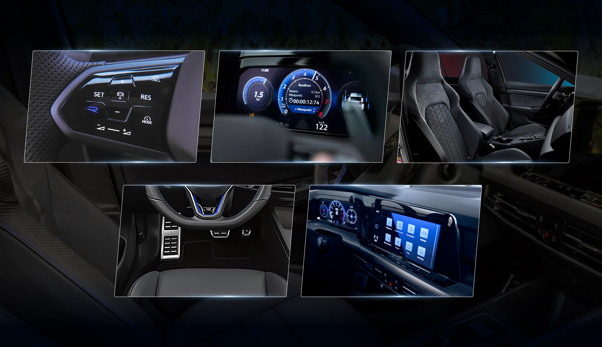 Nội thất đặc trưng của Golf R - 1764574757796