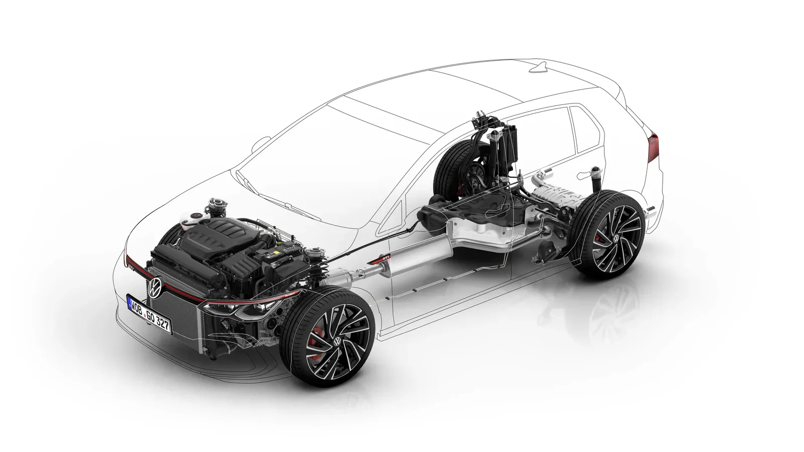 Hệ truyền động và khung gầm Golf GTI