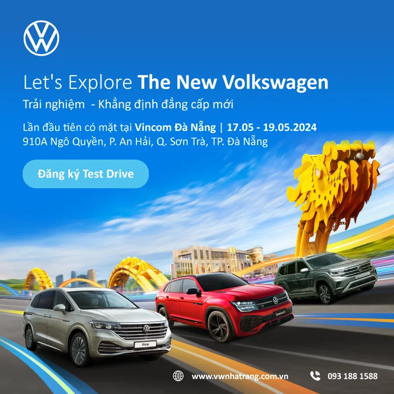 Tin tức & sự kiện: Sự kiện trưng bày và lái thử xe Volkswagen cùng VW Nha Trang
