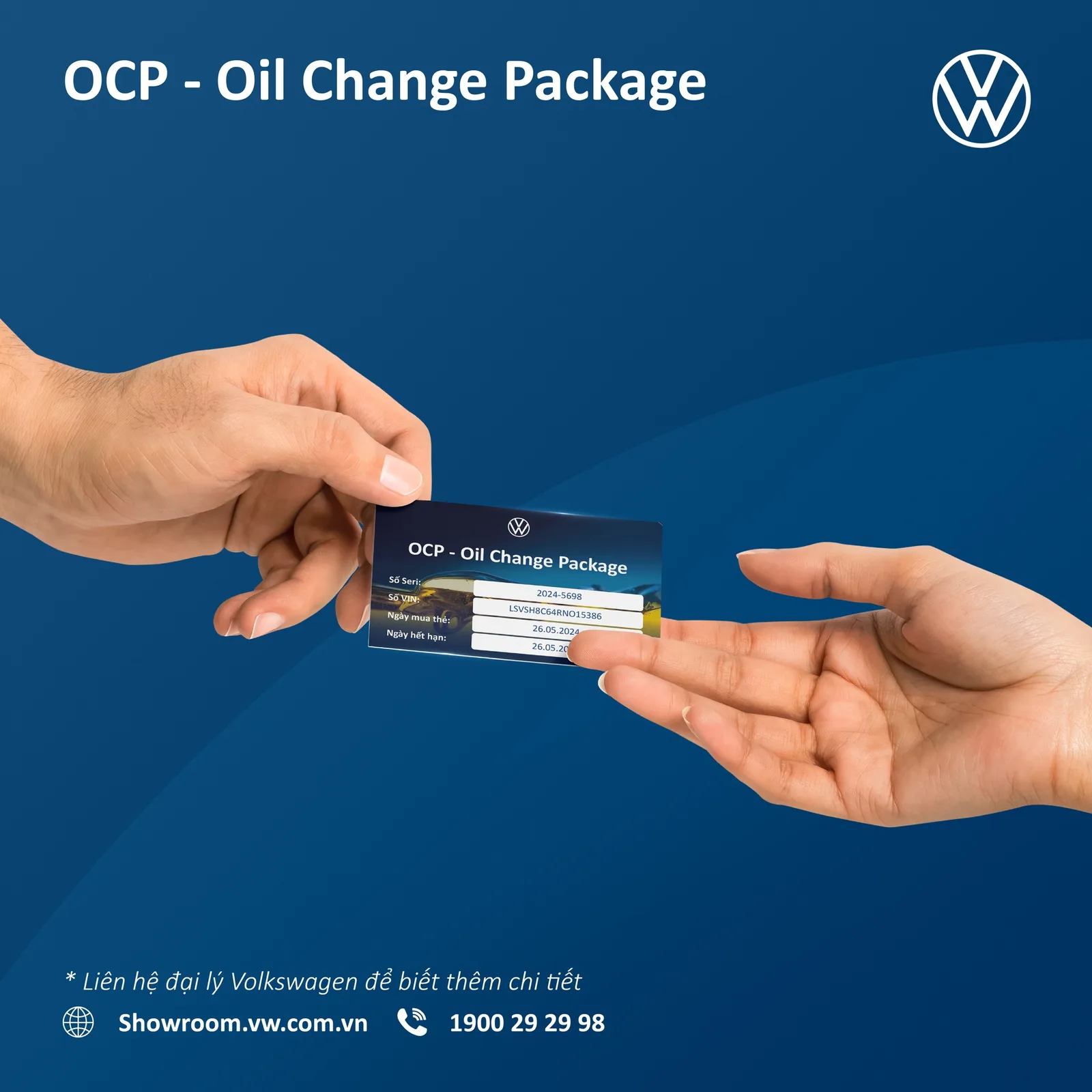 Tin tức & sự kiện: OCP - Oil change package dành cho Khách hàng Dịch vụ