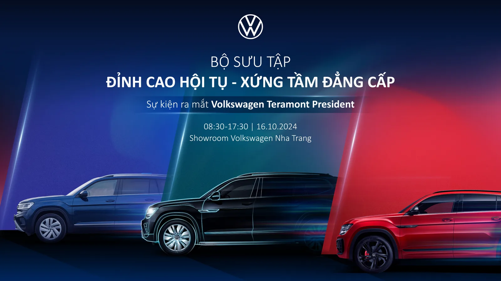 Tin tức & sự kiện: SỰ KIỆN RA MẮT XE VOLKSWAGEN TERAMONT PRESIDENT TẠI NHA TRANG