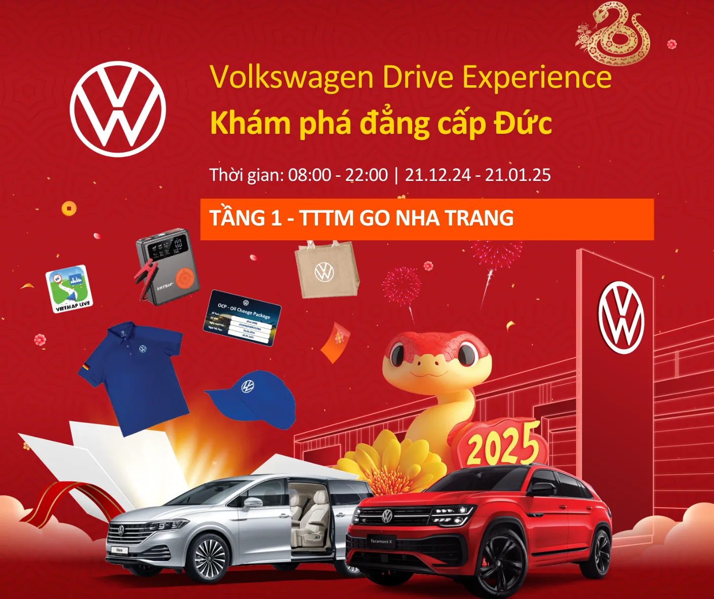 Tin mới từ Volkswagen Nha Trang: Sự kiện triển lãm Khám phá đẳng cấp Đức tại Go Nha Trang