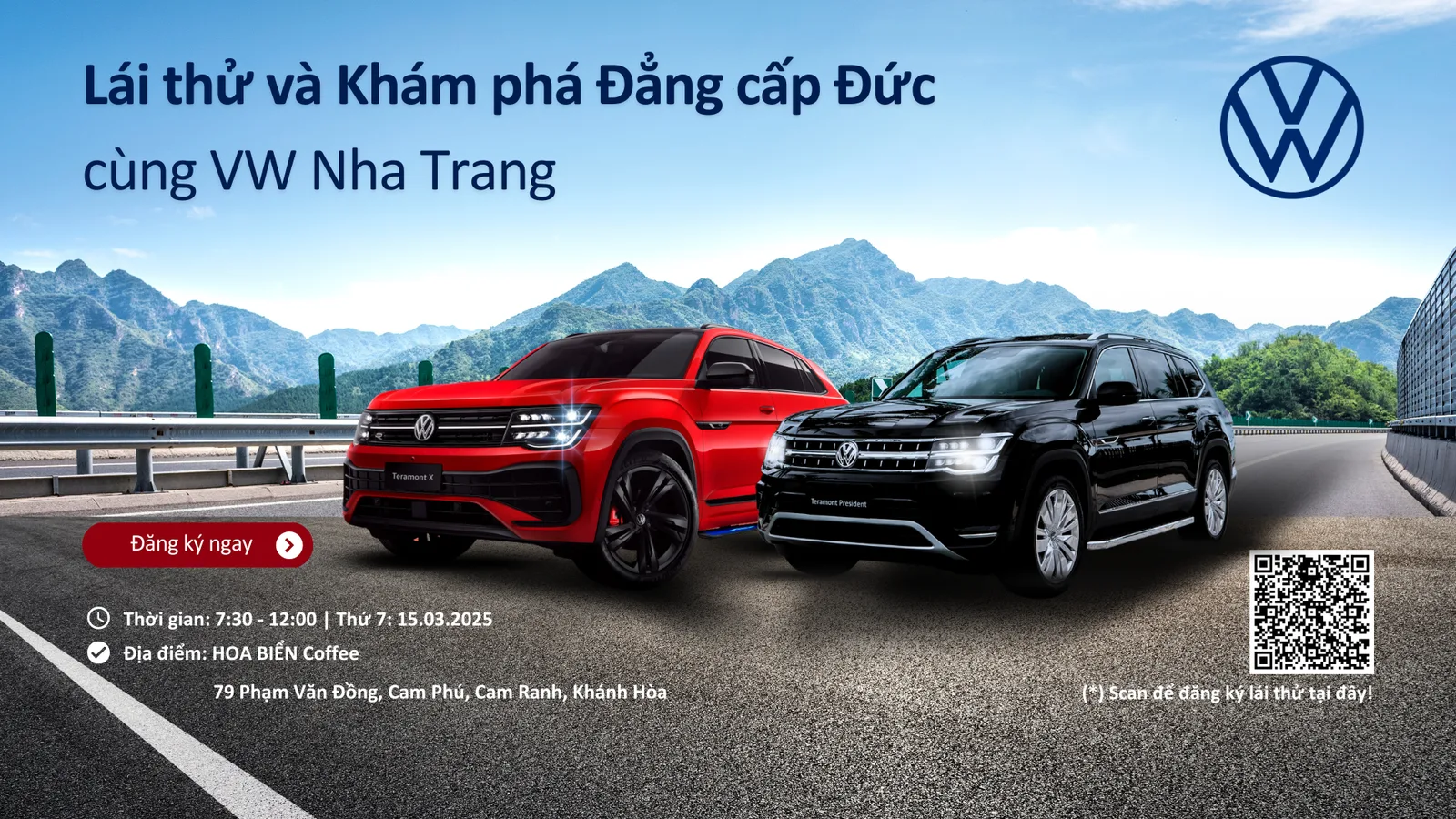 Tin mới từ Volkswagen Nha Trang: Sự kiện Lái thử Khám phá đẳng cấp Đức cùng Volkswagen Nha Trang tại Cam Ranh