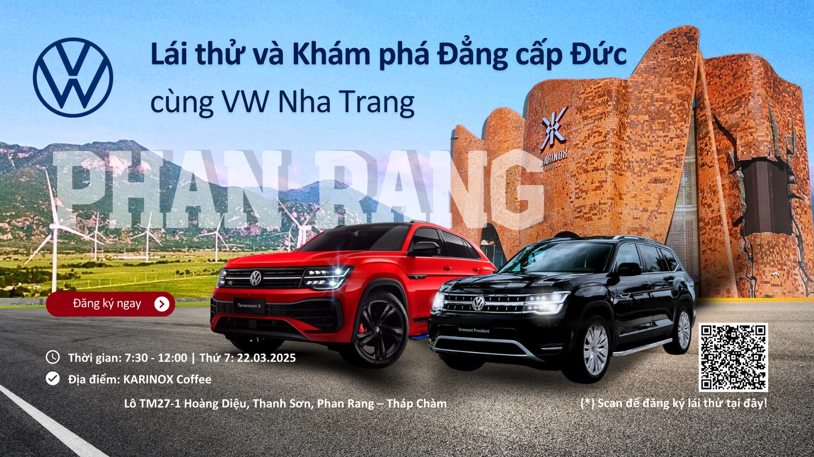 Tin mới từ Volkswagen Nha Trang: Sự kiện Lái thử Khám phá đẳng cấp Đức cùng Volkswagen Nha Trang tại Phan Rang