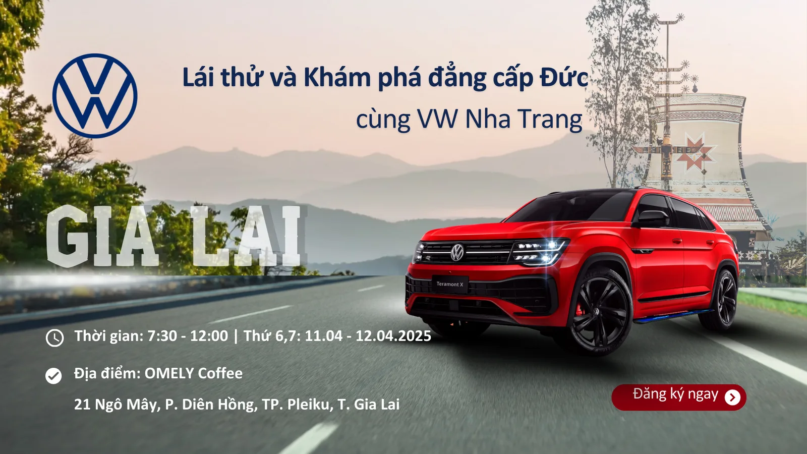 Tin mới từ Volkswagen Nha Trang: Sự kiện Lái thử và Khám phá đẳng cấp Đức cùng Volkswagen Nha Trang tại Gia Lai
