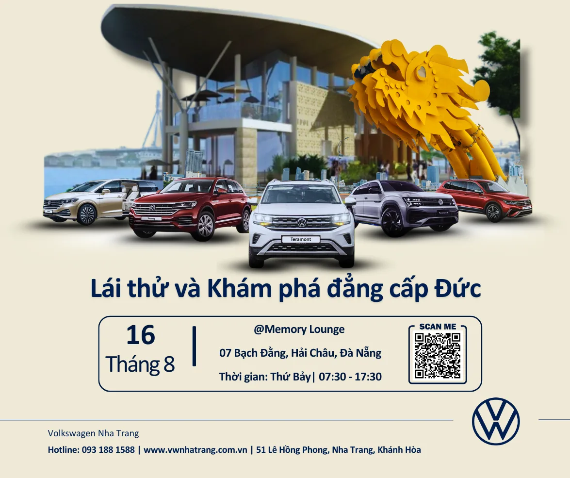 Tin mới từ Volkswagen Nha Trang: Sự kiện "Khám phá và Trải nghiệm đẳng cấp Đức" tại Đà Nẵng